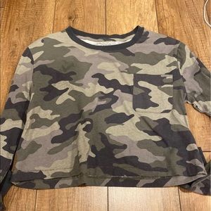 Camo long sleeve shirt
